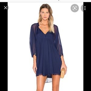 NWT DVF Fleurette Navy Dress